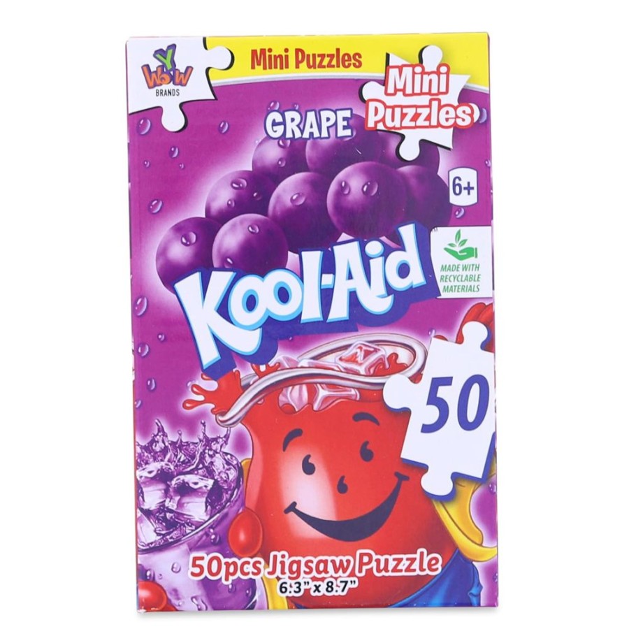 Toynk Kool-Aid 50 Piece Mini Jigsaw Puzzle | Grape | Retro Toys & Games