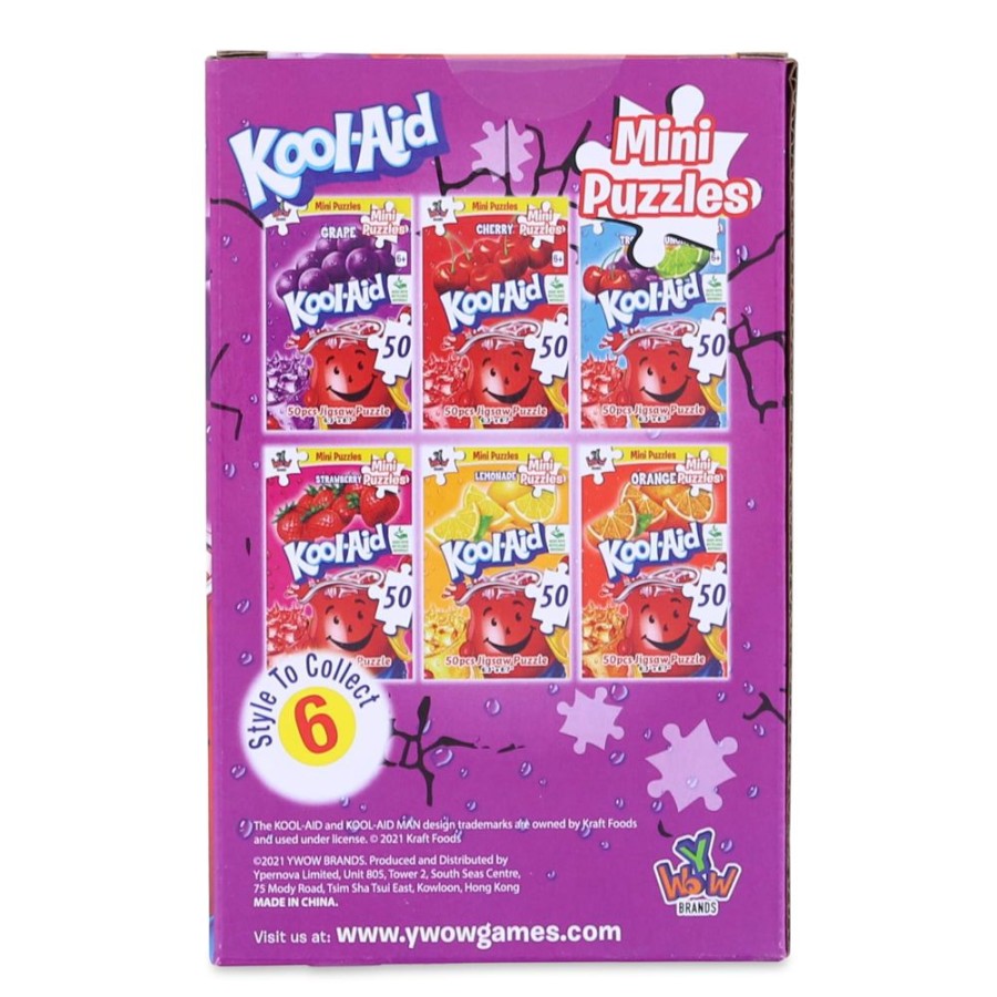 Toynk Kool-Aid 50 Piece Mini Jigsaw Puzzle | Grape | Retro Toys & Games