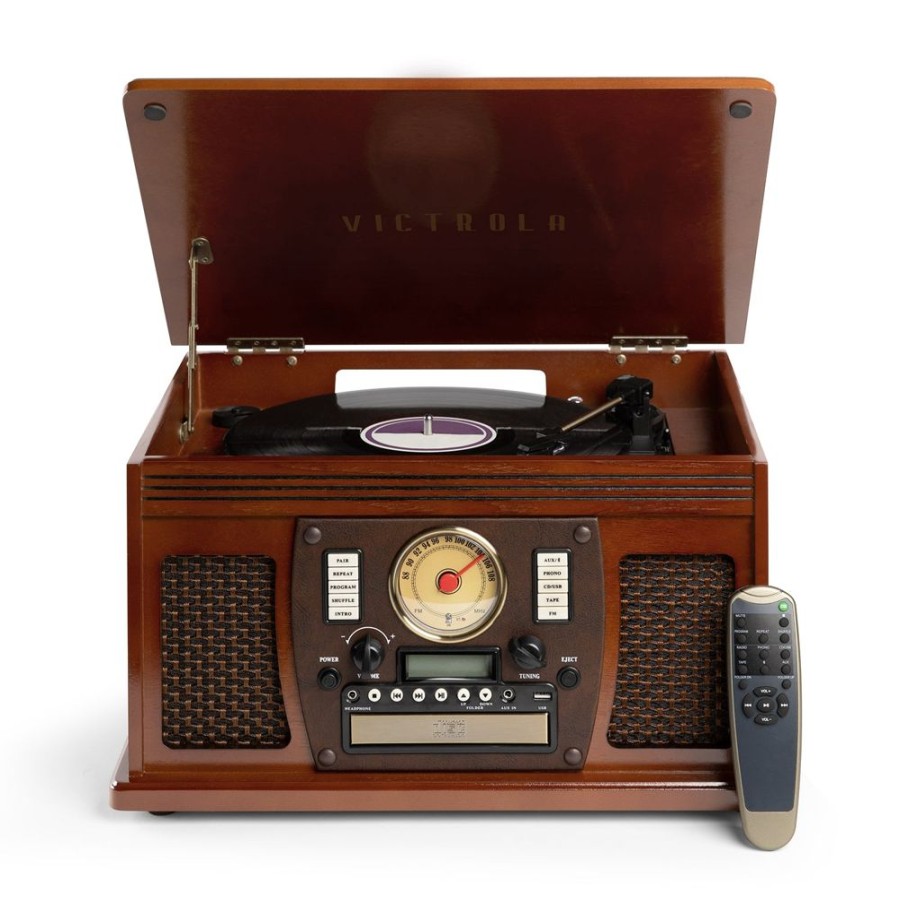 Victrola Victrola Navigator Classic Bluetooth Record Player With Usb Encoding And 3-Speed Turntable | Record Players