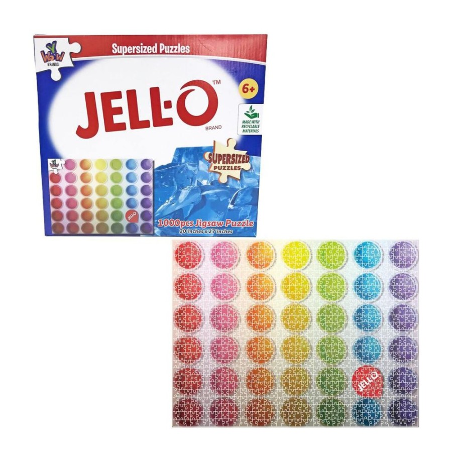 Toynk Jell-O 1000 Piece Supersized Jigsaw Puzzle | Retro Toys & Games