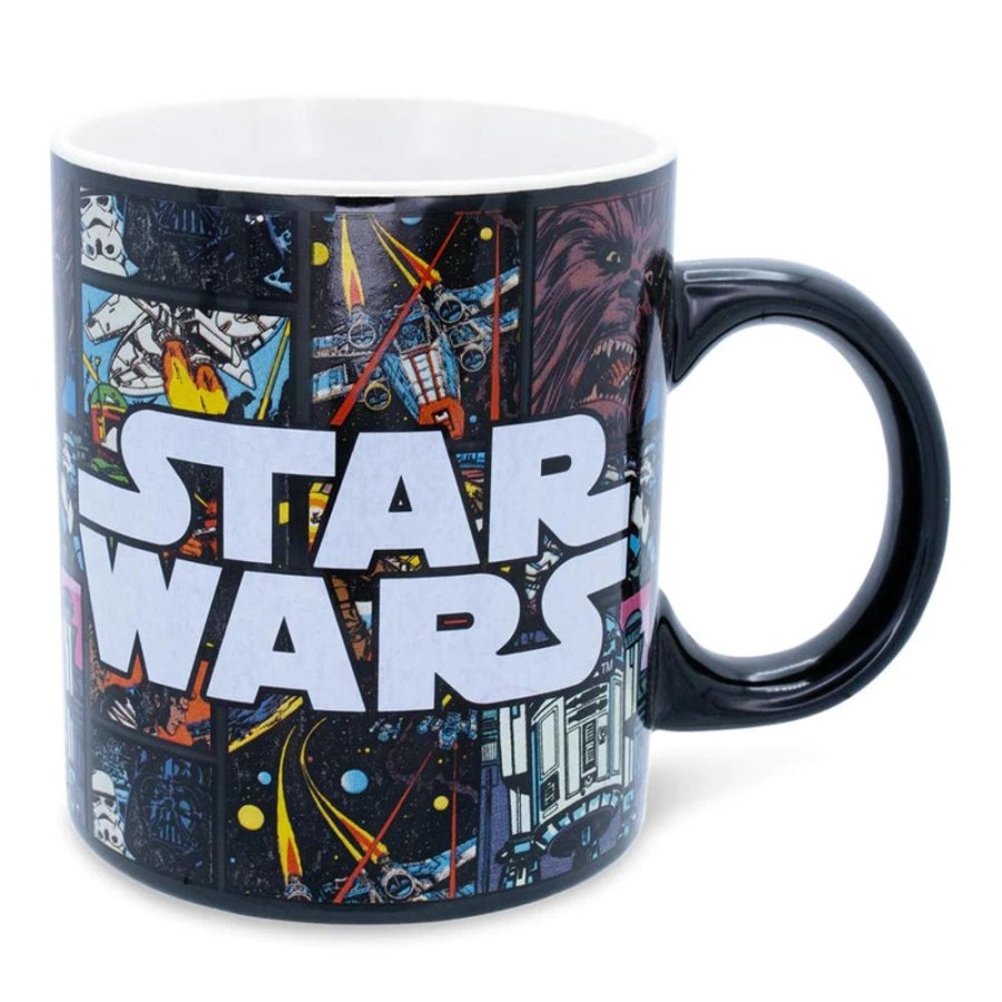 Toynk Star Wars - All-Over Comic Print Ceramic Mug | Holds 20 Ounces | Drinkware