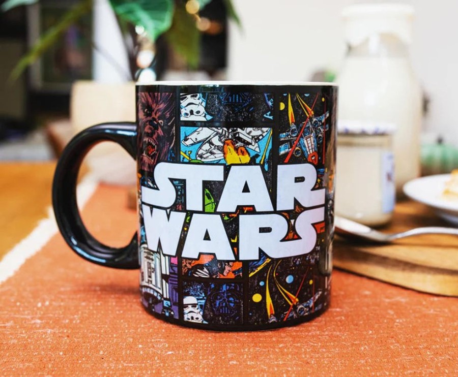 Toynk Star Wars - All-Over Comic Print Ceramic Mug | Holds 20 Ounces | Drinkware