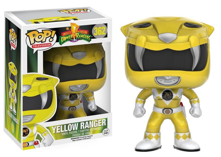 Toynk Power Rangers Funko Pop Tv Vinyl Figure Yellow Ranger | Funko Pops!