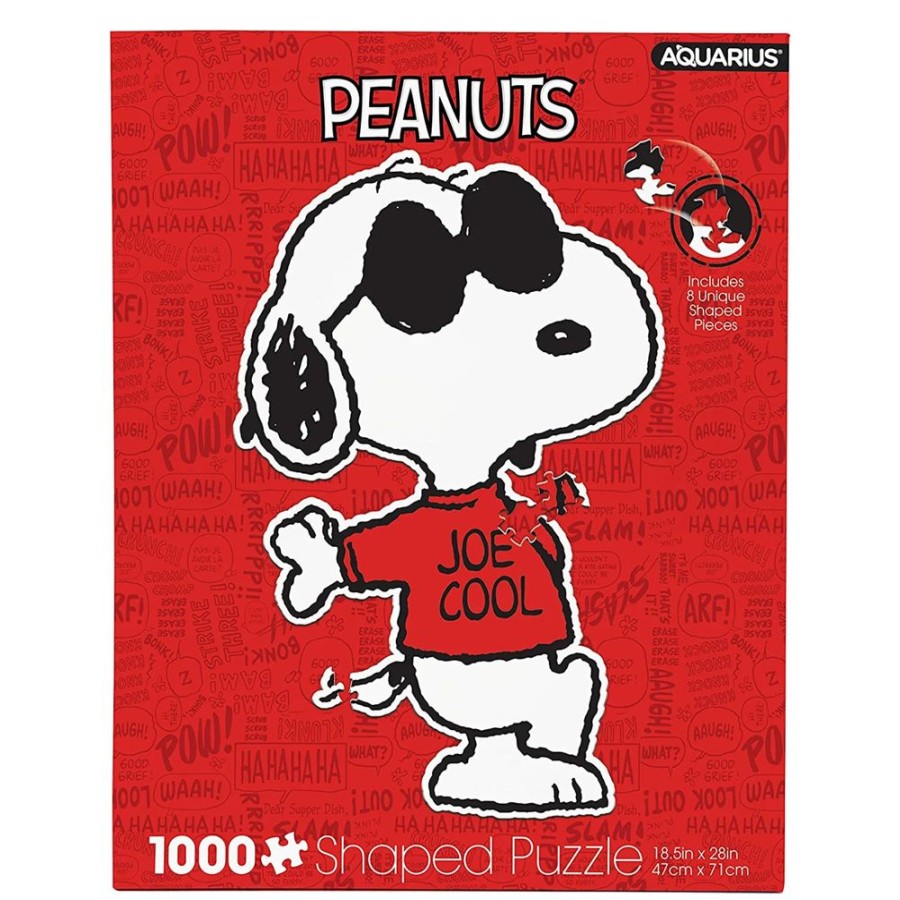 Toynk Peanuts Joe Cool Shaped 1000 Piece Jigsaw Puzzle | Puzzles