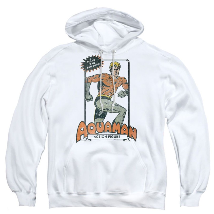 MeTV Custom Classics Aquaman - Action Figure | Pull-Over Hoodies