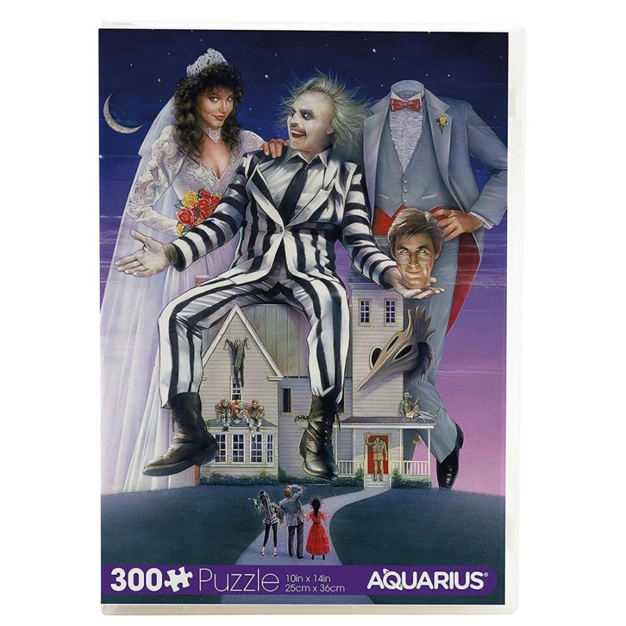 Toynk Beetlejuice 300 Piece Vhs Jigsaw Puzzle | Retro Toys & Games