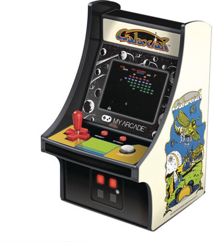 MeTV Entertainment My Arcade Dgunl-3223 Galaxian Miro Player Retro Arcade Machine - 6.75 Inch | Handheld Video Games