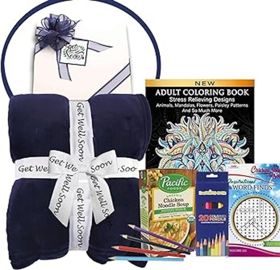 GBDS Get Well Gift Box Of Comfort | Get Well Soon Gift Basket