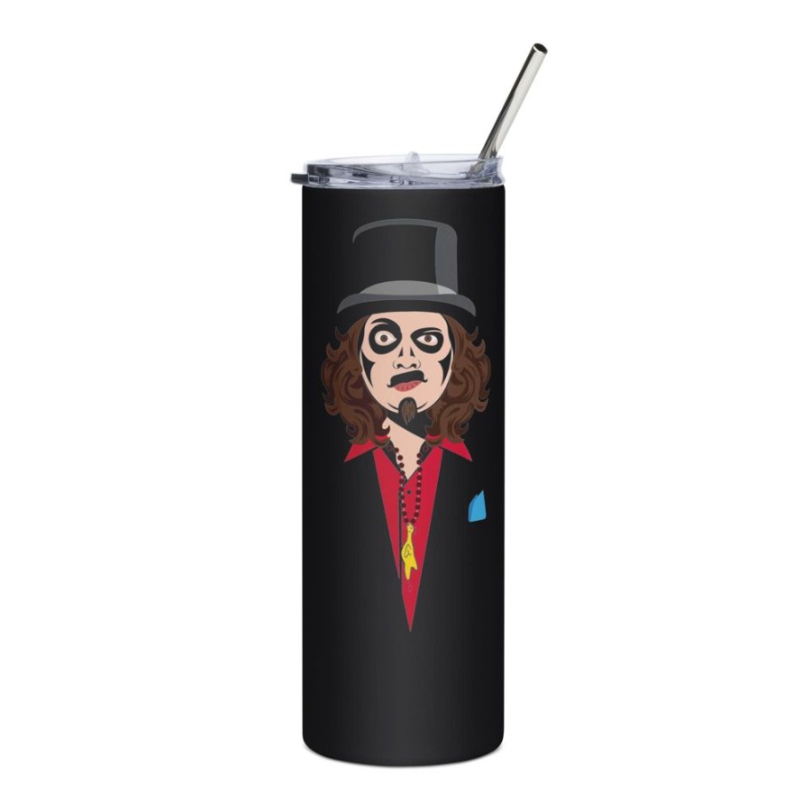 MeTV Custom Products Svengoolie® 20 Oz Stainless Steel Tumbler With Straw | Mugs