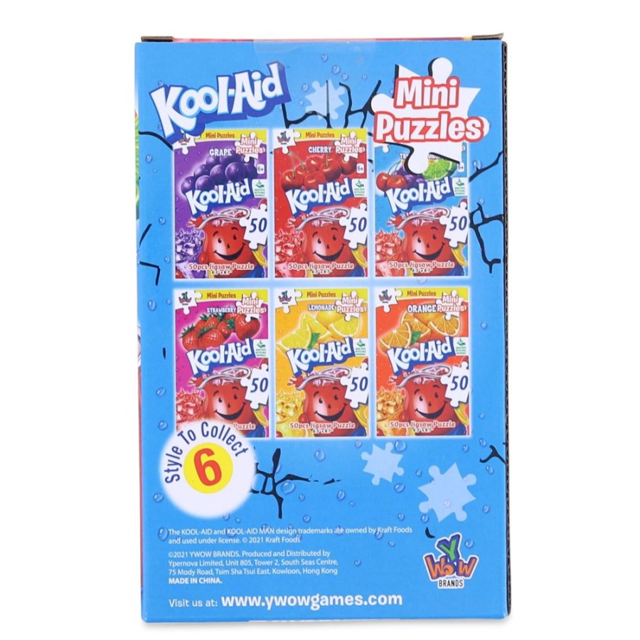 Toynk Kool-Aid 50 Piece Mini Jigsaw Puzzle | Tropical Punch | Retro Toys & Games