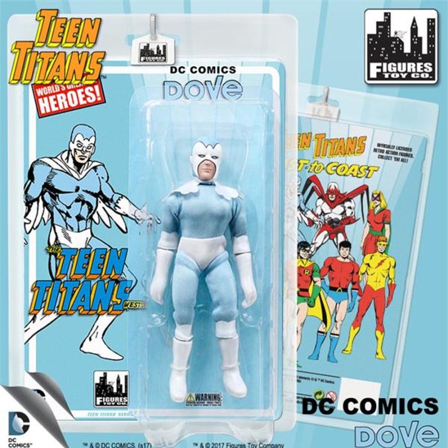 MeTV Figures Teen Titans 7 Inch Action Figures Series Two: Dove | Heroes & Villains