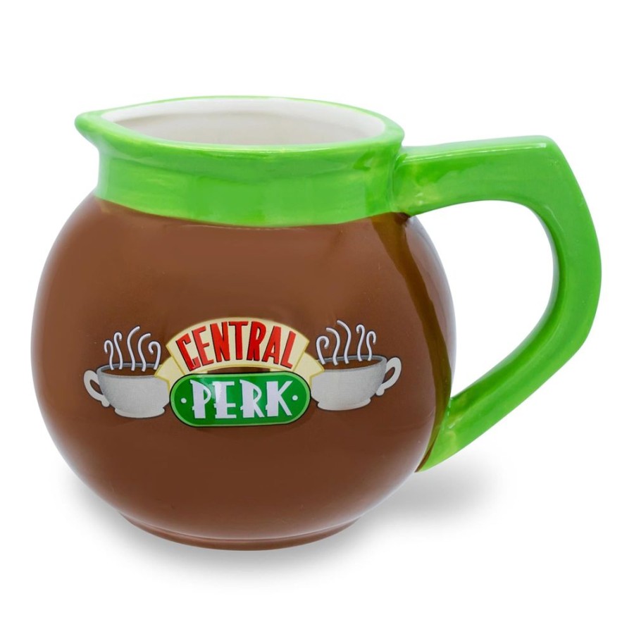 Toynk Friends Central Perk Coffee Pot 3D Sculpted Ceramic Mug | Holds 20 Ounces | Drinkware