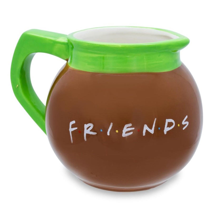 Toynk Friends Central Perk Coffee Pot 3D Sculpted Ceramic Mug | Holds 20 Ounces | Drinkware