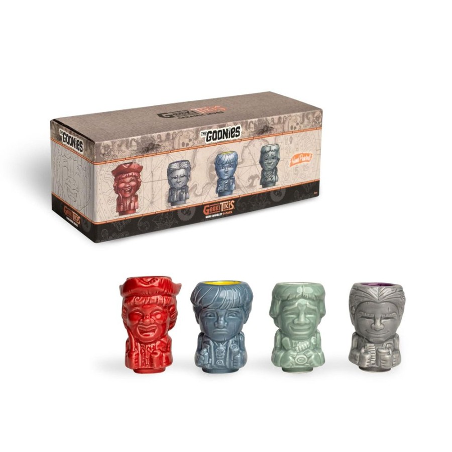 Toynk Geeki Tikis The Goonies Mini Muglet 4-Pack | Mikey, Data, Chunk, Mouth | Drinkware