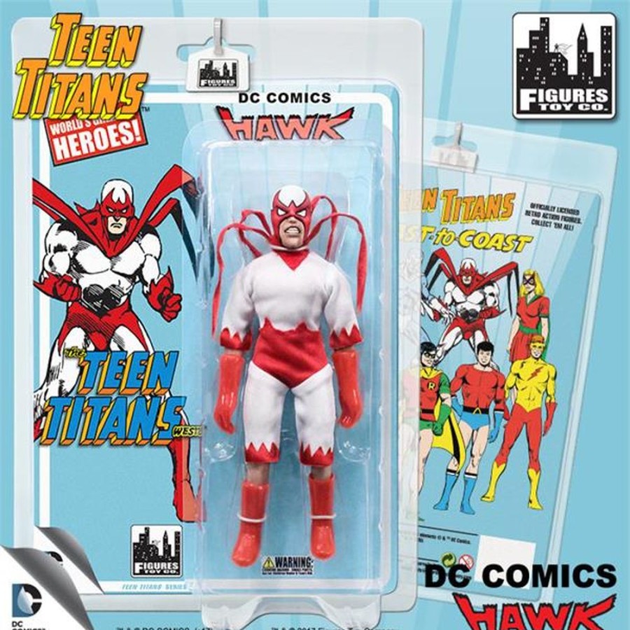 MeTV Figures Teen Titans 7 Inch Action Figures Series Two: Hawk | Heroes & Villains