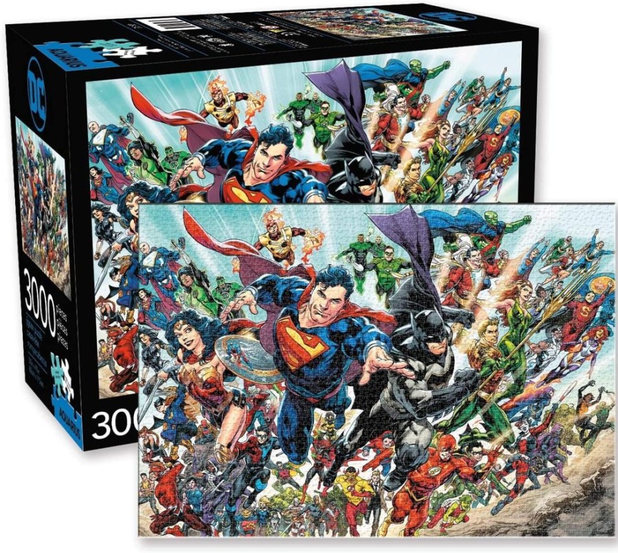 Toynk Dc Comics Superheroes 3000 Piece Jigsaw Puzzle | Puzzles