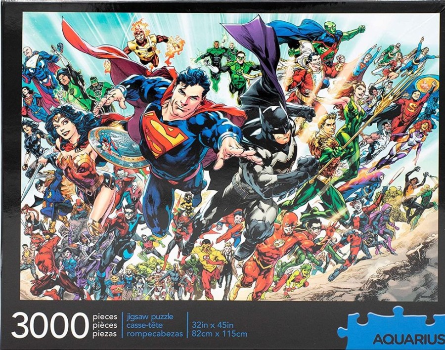 Toynk Dc Comics Superheroes 3000 Piece Jigsaw Puzzle | Puzzles