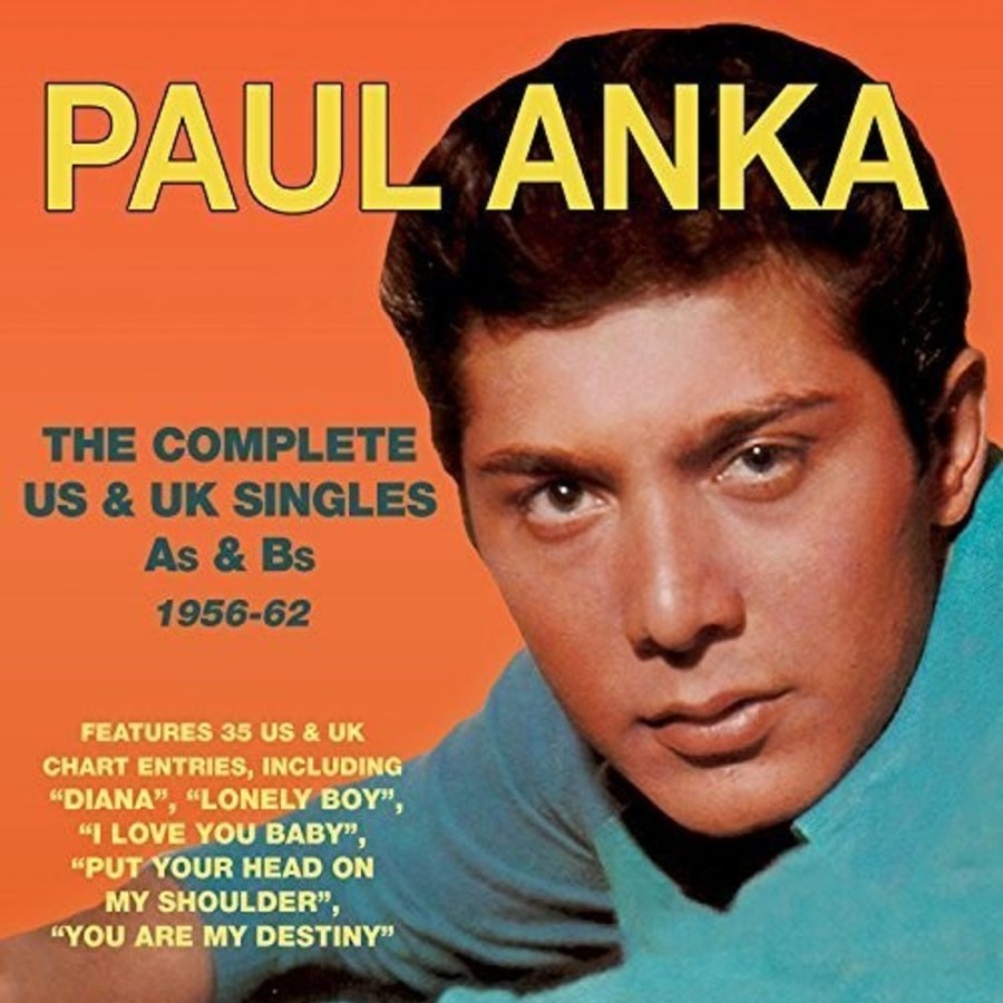 MeTV Entertainment Complete Us & Uk Singles As & Bs 1956-62 (Cd) - Paul Anka | Cds