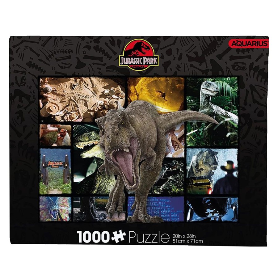 Toynk Jurassic Park Collage 1000 Piece Jigsaw Puzzle | Retro Toys & Games