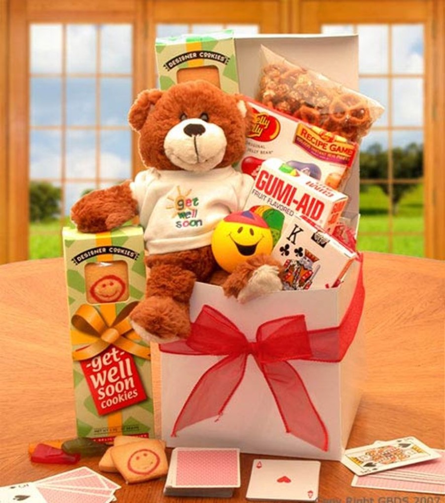 GBDS A Touch Of Get Well Soon Sunshine Sick Care Package | Get Well Soon Gift Basket