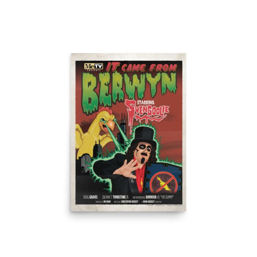 MeTV Custom Products Svengoolie® "It Came From Berwyn" Poster | Posters & Prints