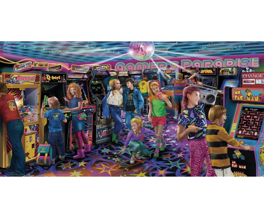 Toynk Gamers Paradise '80S Retro Arcade 2000 Piece Jigsaw Puzzle | Puzzles