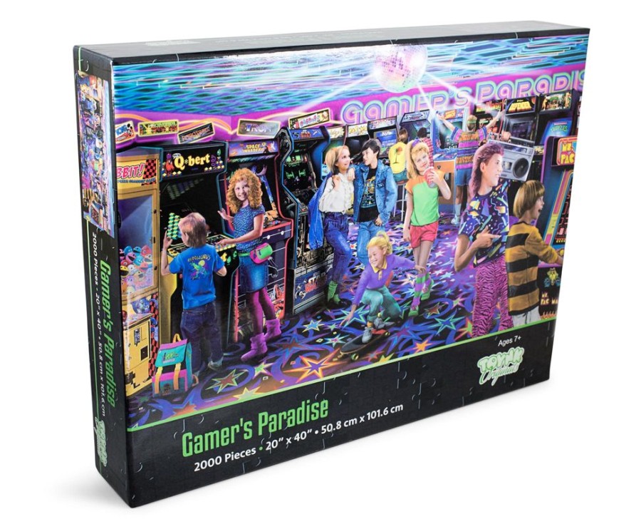 Toynk Gamers Paradise '80S Retro Arcade 2000 Piece Jigsaw Puzzle | Puzzles