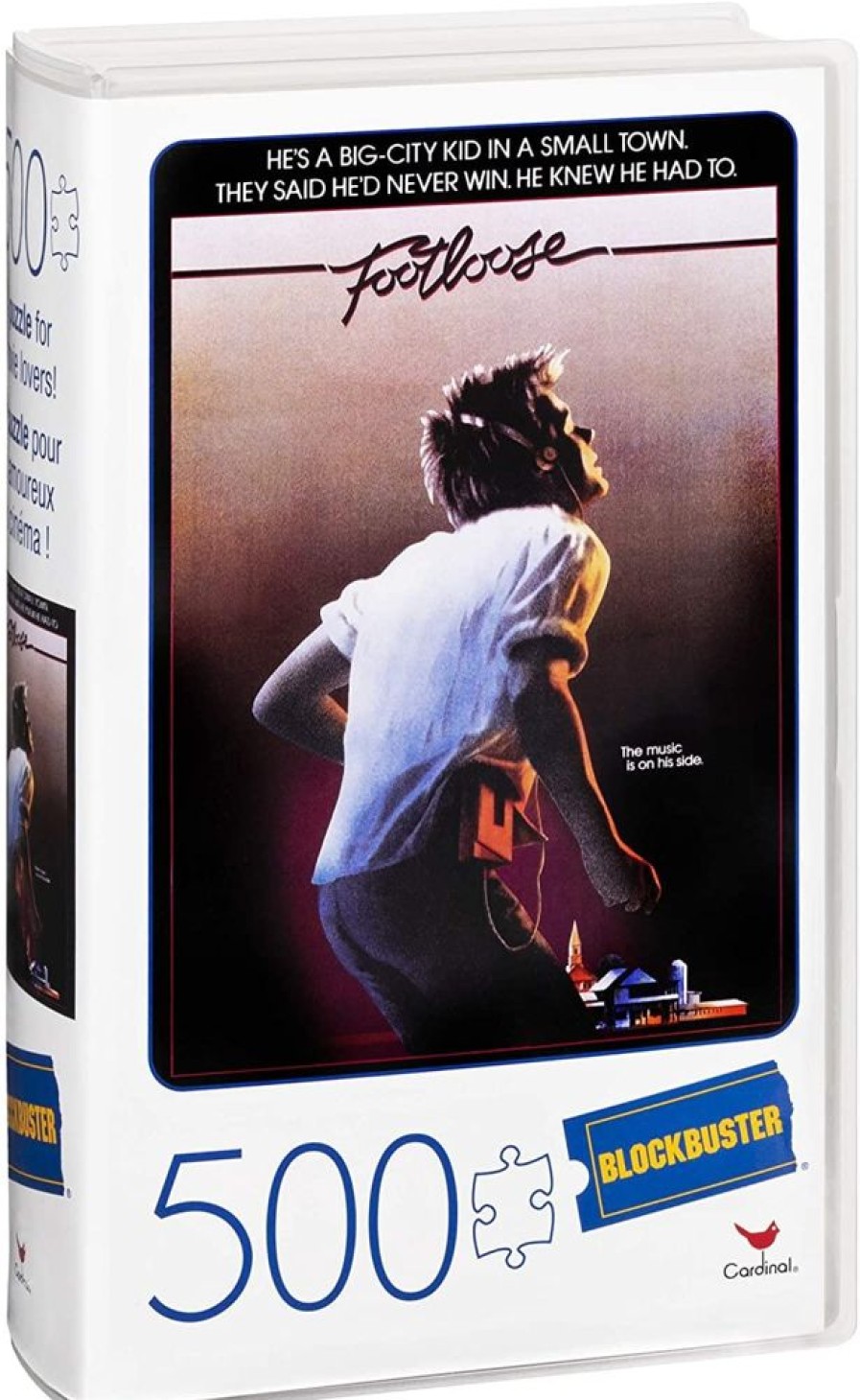 Toynk Footloose 500 Piece Jigsaw Puzzle In Plastic Vhs Video Case | Puzzles