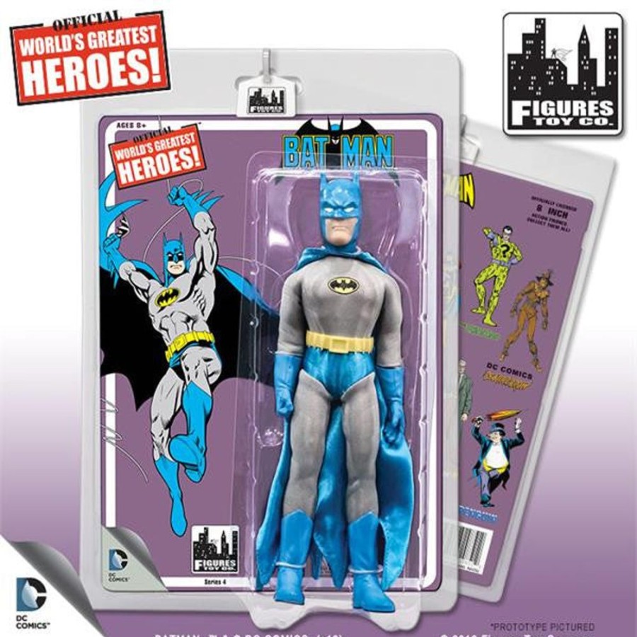 MeTV Figures Batman Retro 8 Inch Action Figures Series 4: Batman | Heroes & Villains