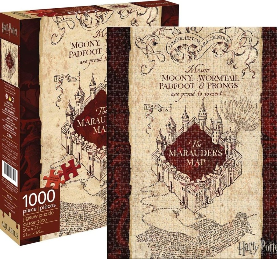 Toynk Harry Potter Marauders Map 1000-Piece Jigsaw Puzzle | Puzzles