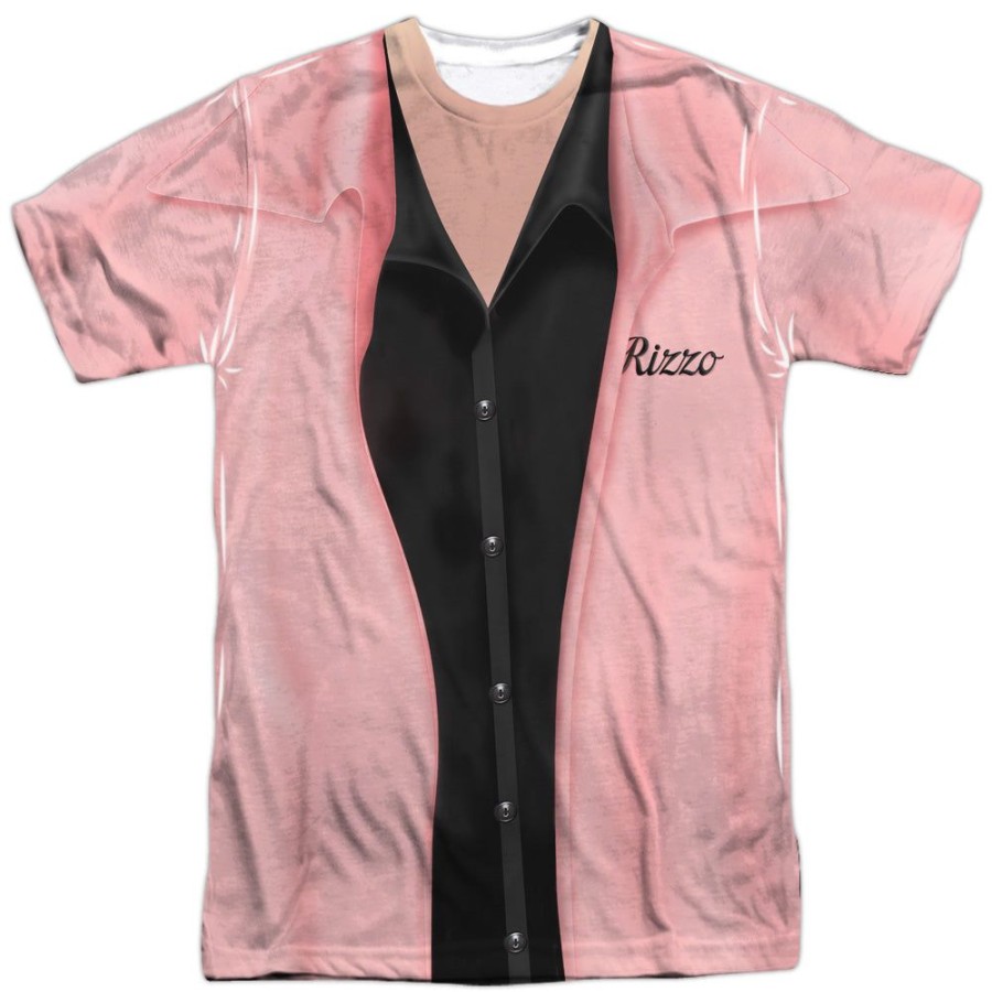 MeTV Custom Classics Grease - Rizzo Pink Ladies (Front & Back) | Movie Apparel