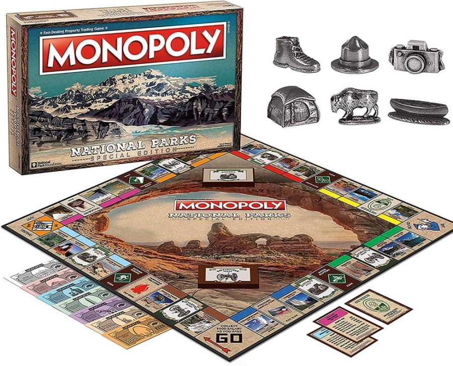 Toynk National Parks Monopoly Board Game 2020 Edition | For 2-6 Players | Retro Toys & Games