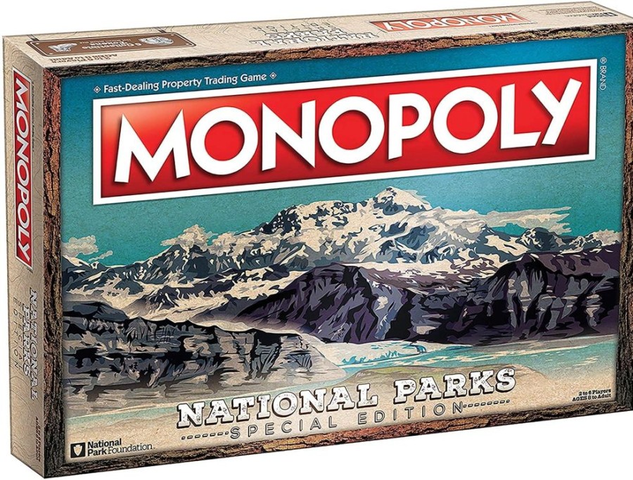 Toynk National Parks Monopoly Board Game 2020 Edition | For 2-6 Players | Retro Toys & Games