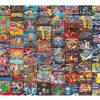 Toynk Pinball Parlor Retro Arcade Puzzle | 1000 Piece Jigsaw Puzzle | Retro Toys & Games