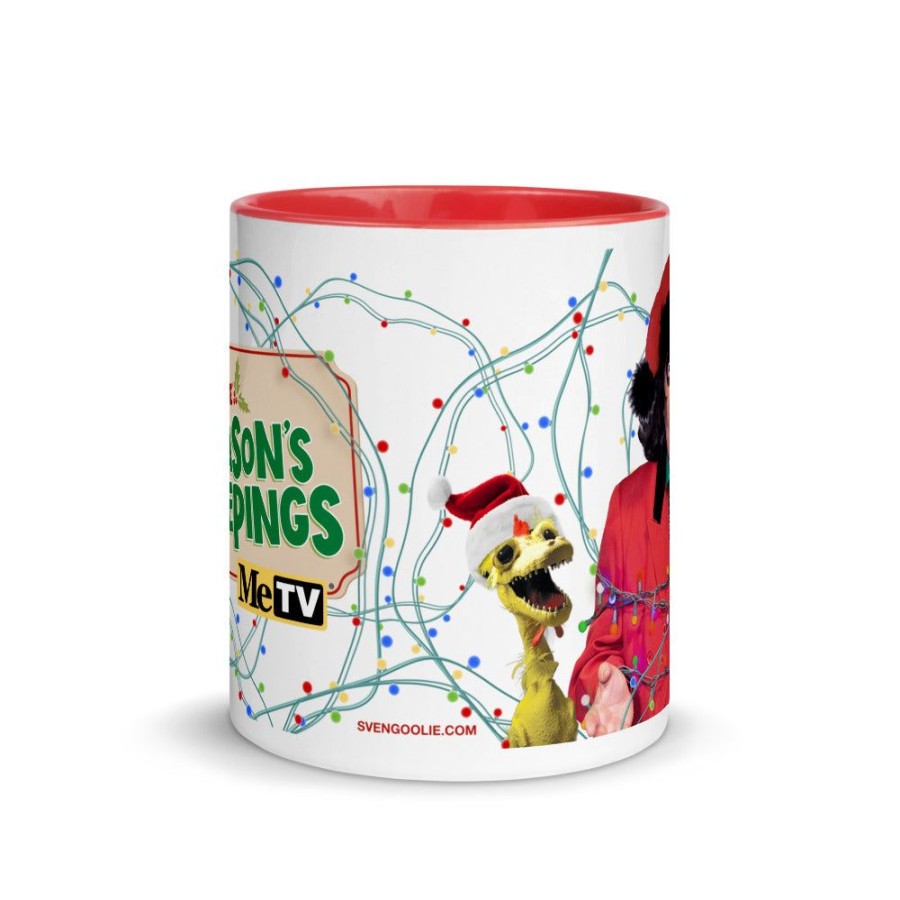 MeTV Custom Products Sventa Claus & Kerwyn - Wrapped Up Ceramic Mug | Drinkware