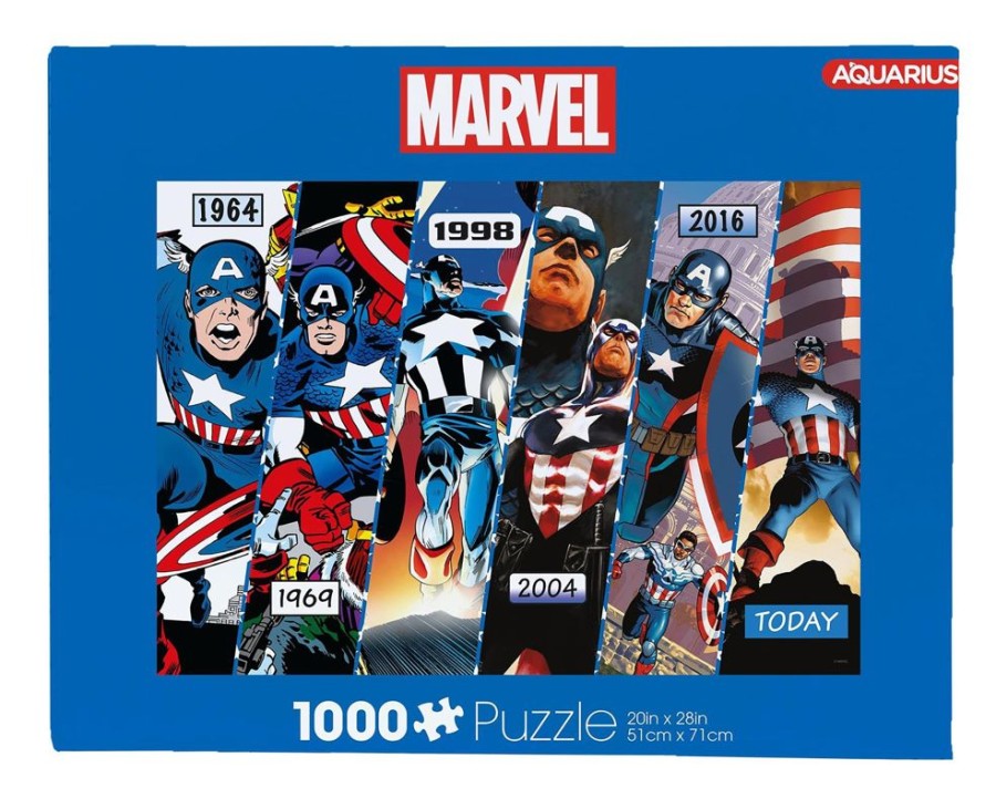 Toynk Marvel Captain America Timeline 1000 Piece Jigsaw Puzzle | Puzzles