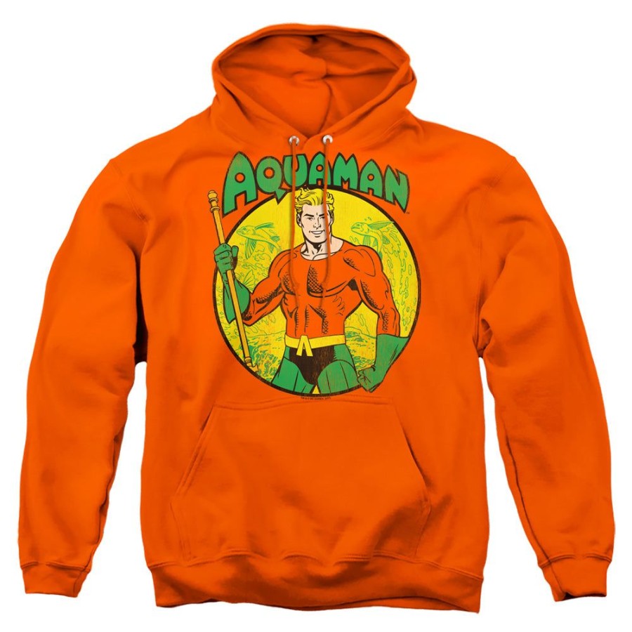 MeTV Custom Classics Aquaman - Circle Logo | Pull-Over Hoodies