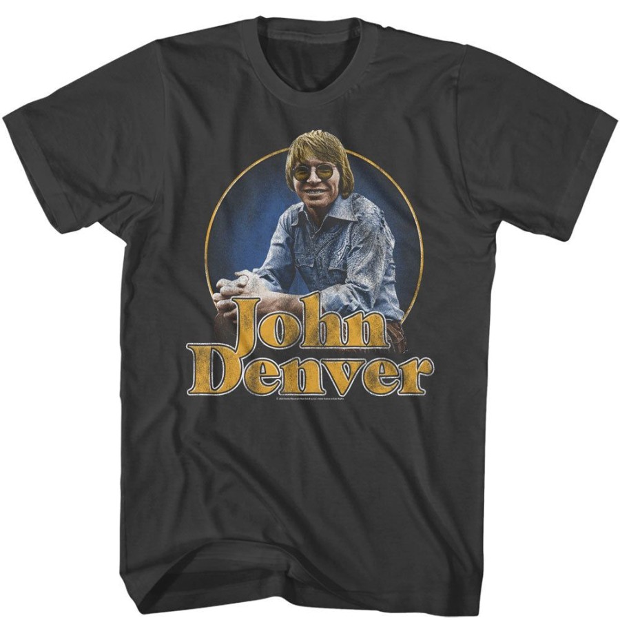 MeTV Custom Brands John Denver - Sitting Photo | Band And Artist Apparel