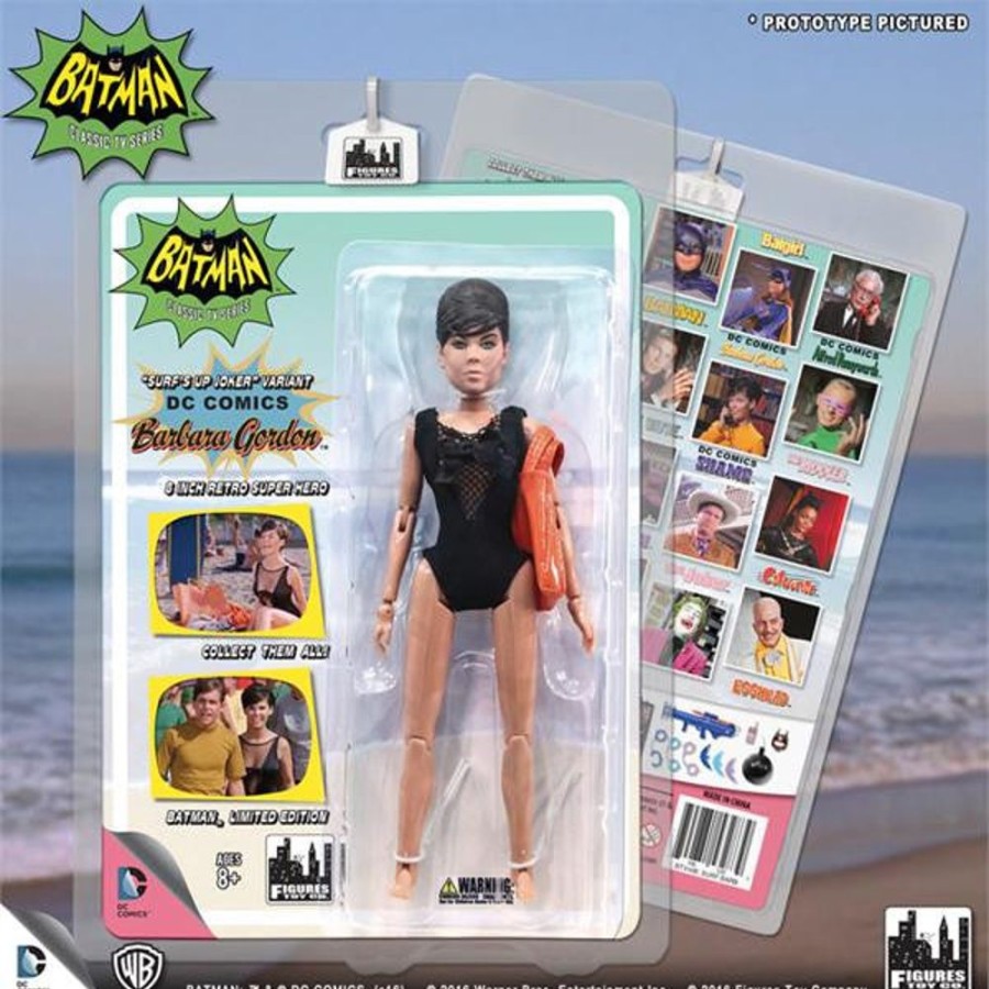 MeTV Figures Batman Classic 1966 Tv Series Retro Figurine: Surfing Barbara Gordon | Heroes & Villains