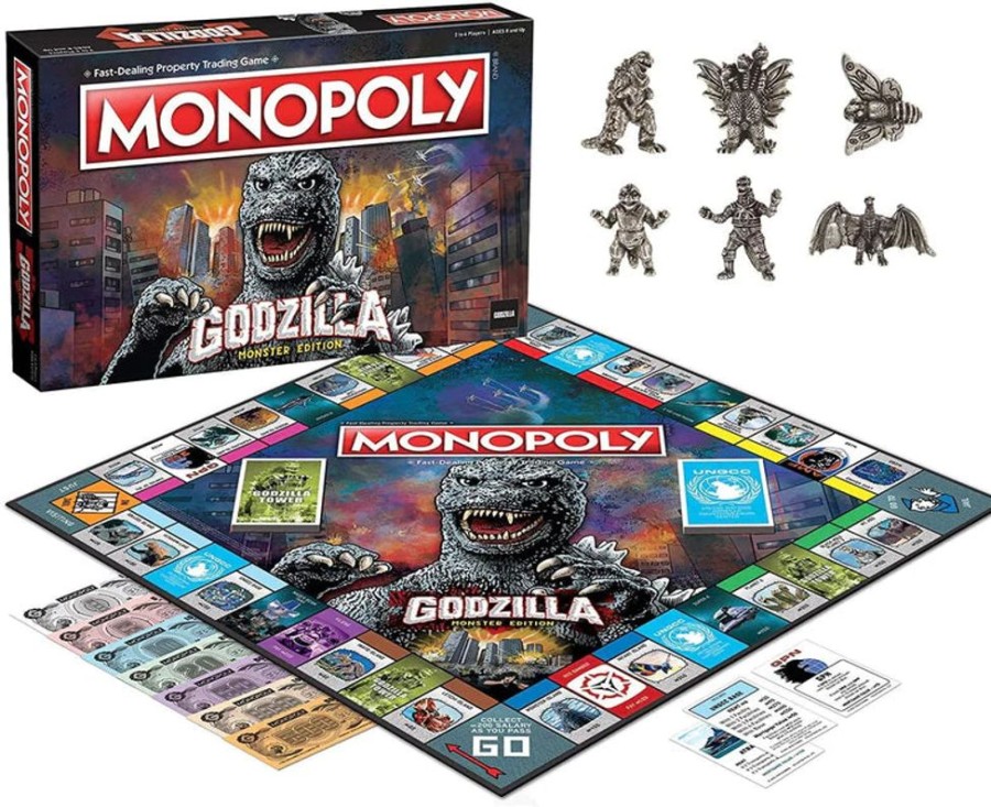 Toynk Godzilla Monopoly Board | Retro Toys & Games