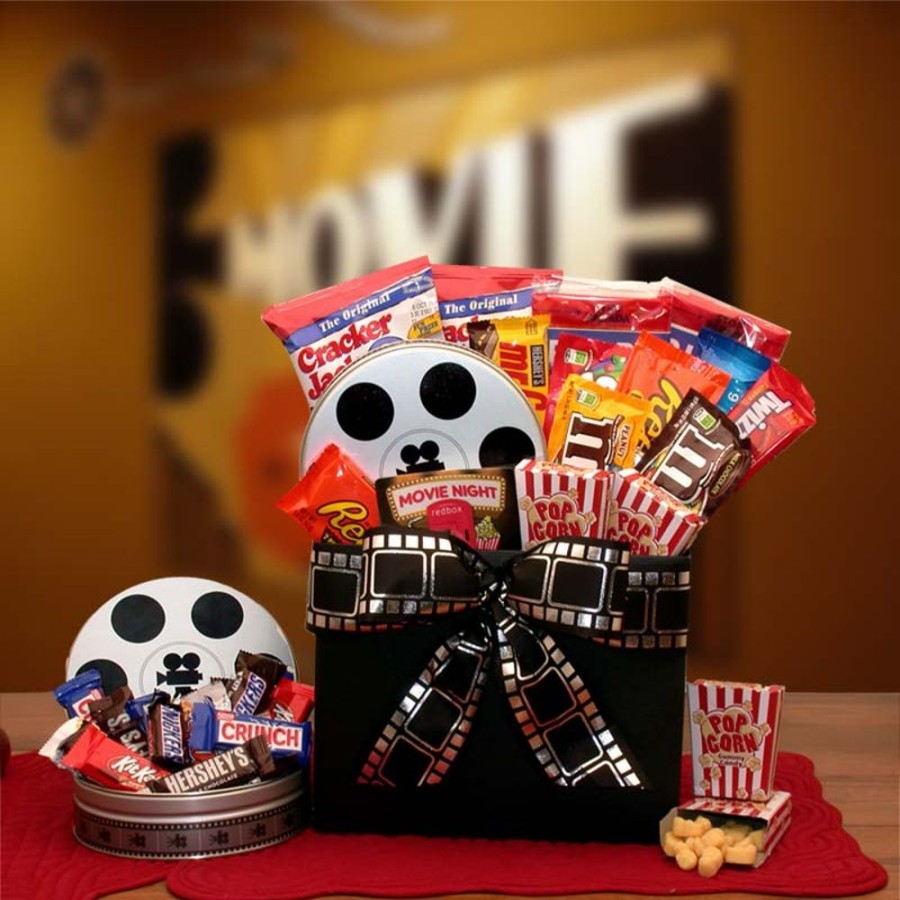 GBDS Movie Fest Gift Box With 10.00 Redbox Card | Movie Night Gift Baskets