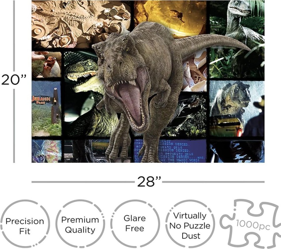 Toynk Jurassic Park Collage 1000 Piece Jigsaw Puzzle | Puzzles