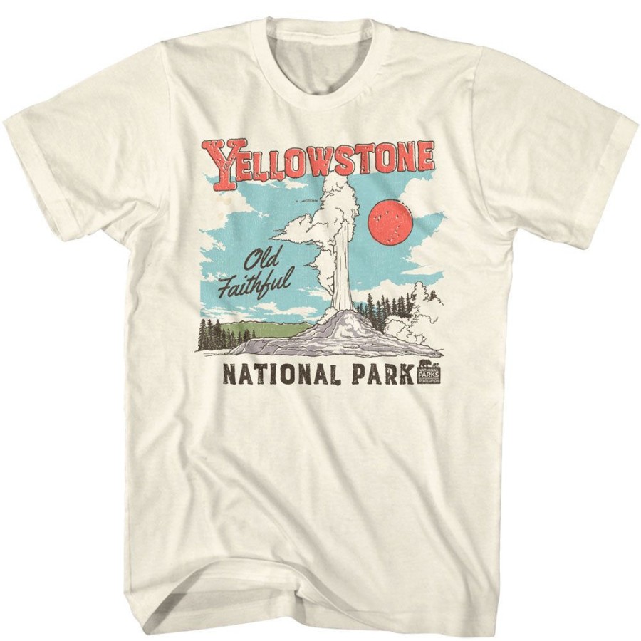 MeTV Custom Brands National Parks - Yellowstone Illustration | Classic Brands Tees