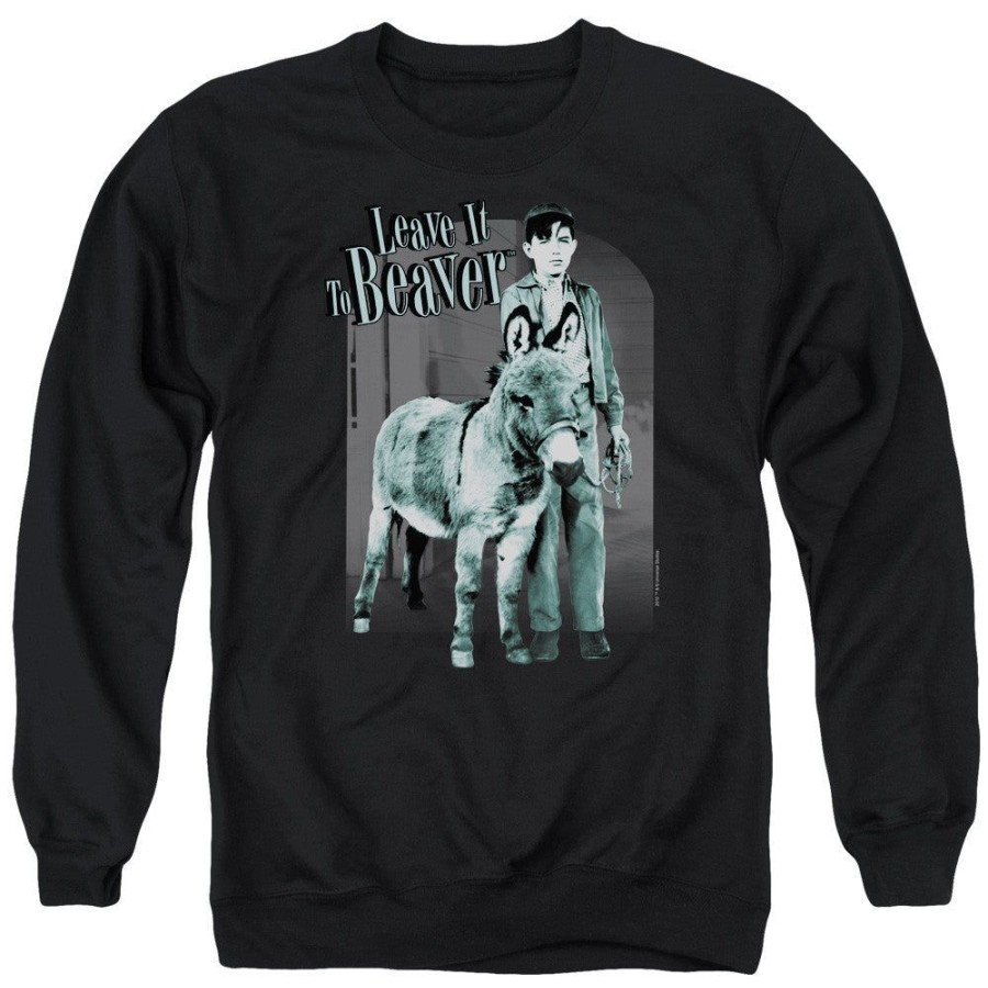 MeTV Custom Classics Leave It To Beaver - Up To Something | Crewneck Sweatshirts