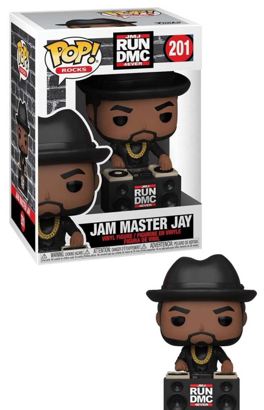 Toynk Run-Dmc Funko Pop Vinyl Figure | Jam Master Jay | Funko Pops!