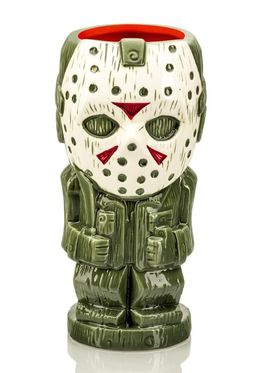 Toynk Geeki Tikis Friday The 13Th Jason Voorhees | Ceramic Tiki Mug | Holds 26 Ounces | Drinkware