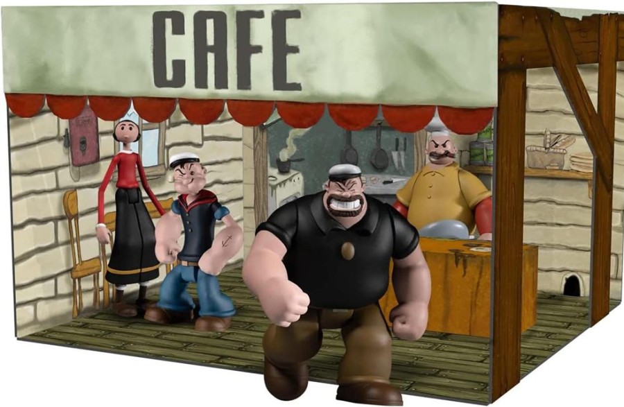 Toynk Popeye 5 Points Deluxe Action Figure Box Set | Popeye