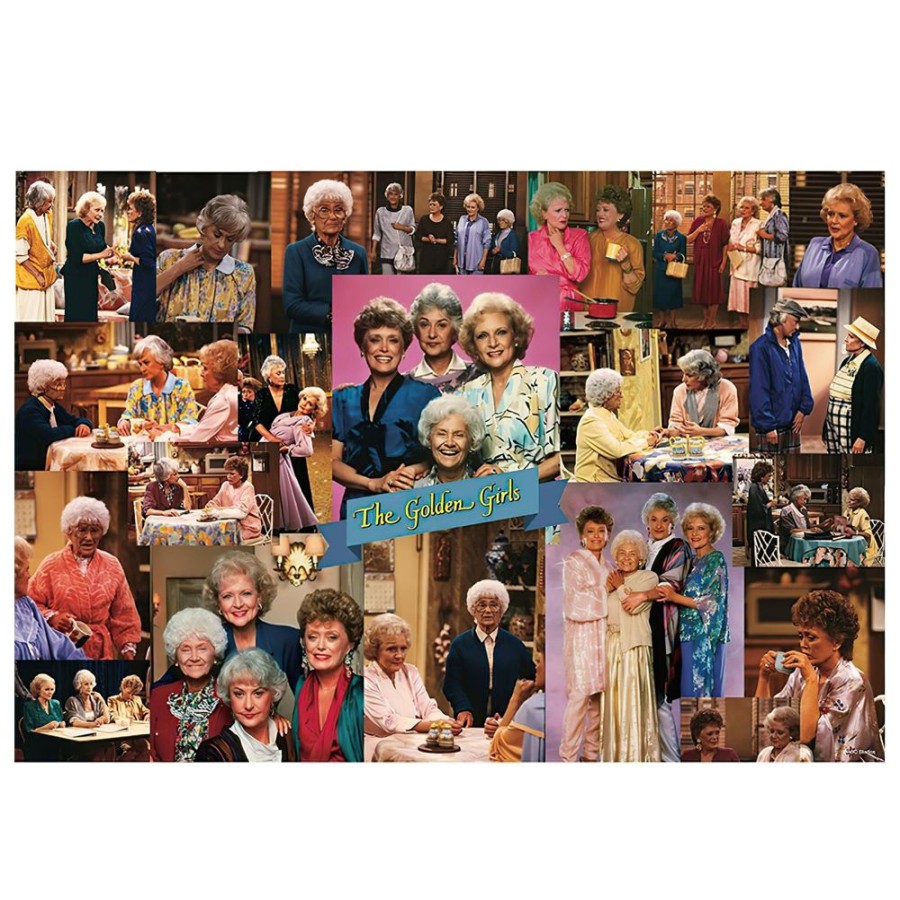 Toynk Golden Girls Collage '80S Puzzle For Adults And Kids | 1000 Piece Jigsaw Puzzle | Puzzles