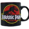 Toynk Jurassic Park Logo Black Ceramic Mug | Holds 20 Ounces | Drinkware