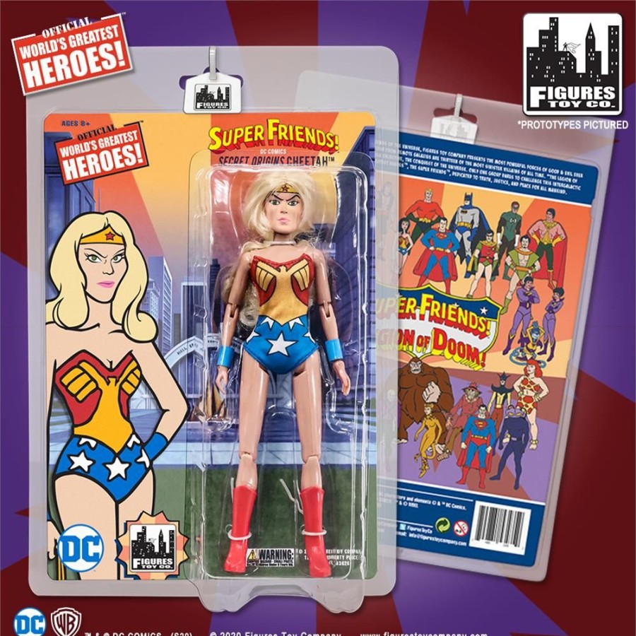 MeTV Figures Super Friends Action Figures Series: Cheetah As Wonder Woman Variant | Heroes & Villains